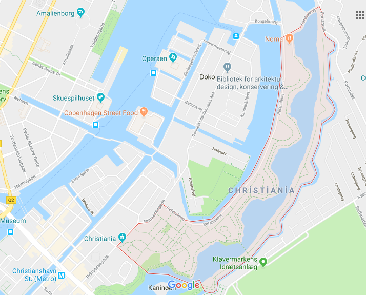 Christiania Haritası