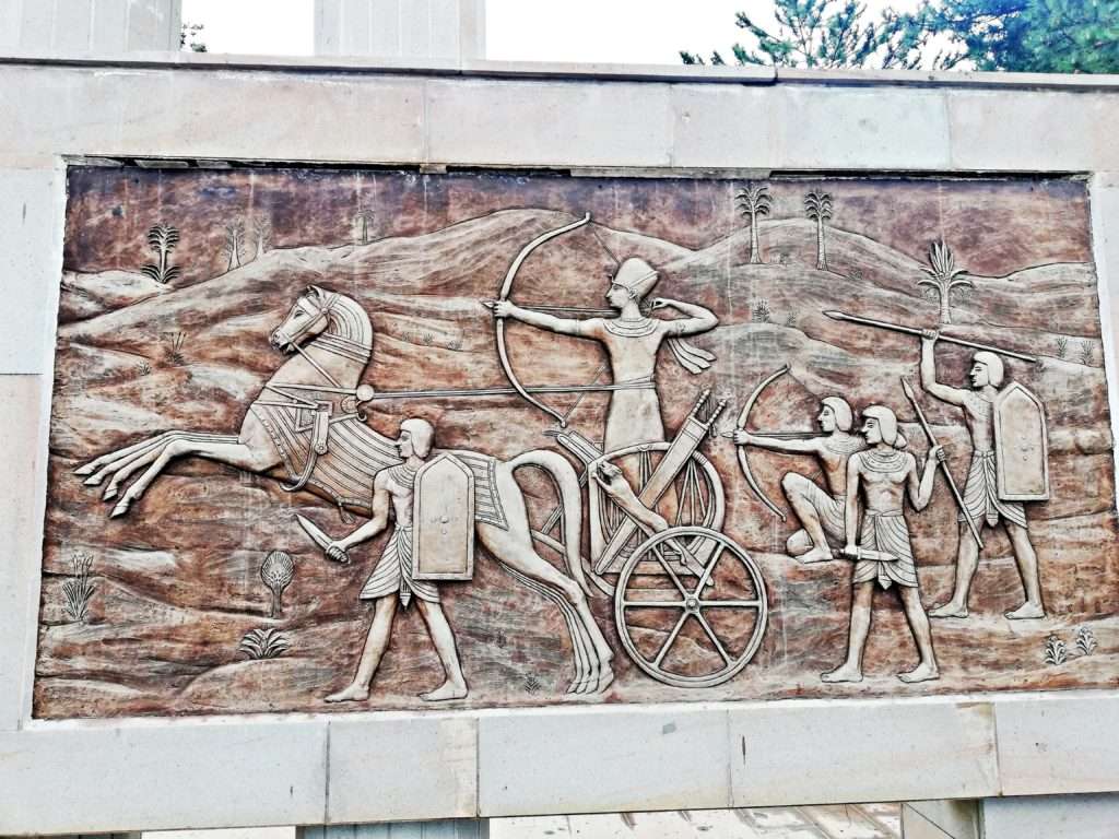 Kadeş Savaşı Anıtı Rölyef, Mısırlı Askerler- Boğazkale Çorum
