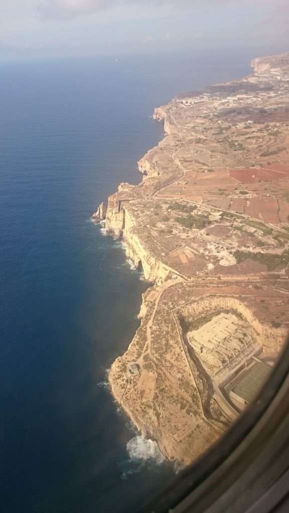 Uçaktan Malta Adası