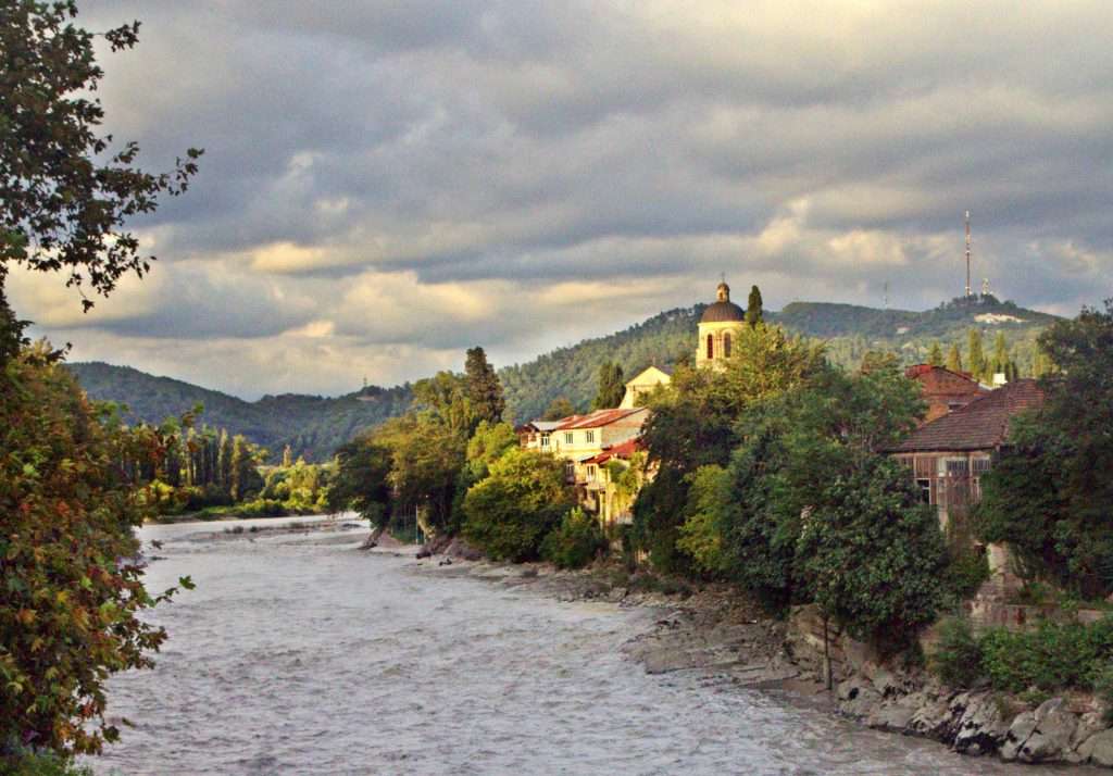 Rioni Nehri Kutaisi Gürcistan