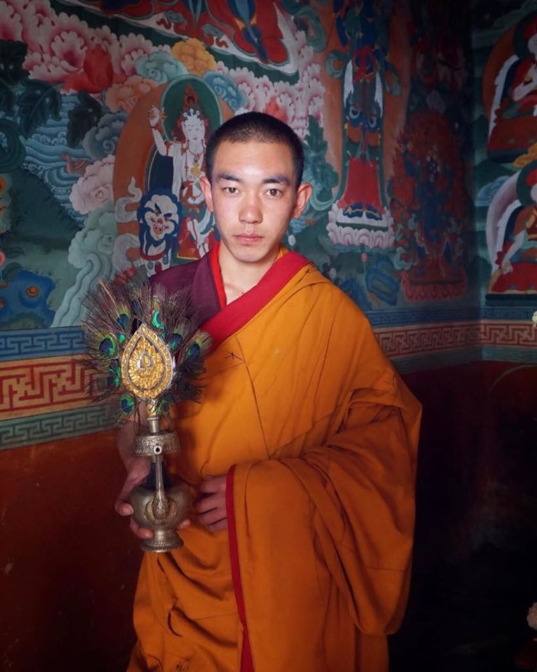 Genç Bir Budist Rahip