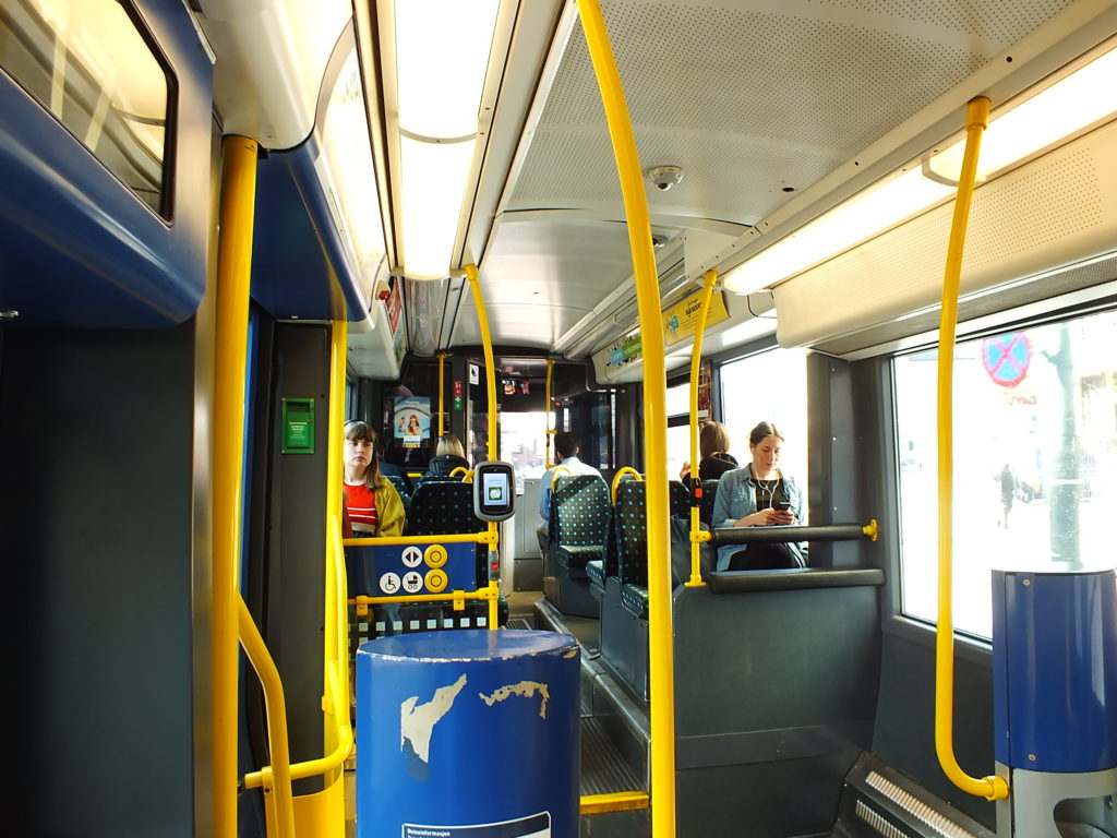 Oslo Ulaşım Sistemi Oslo'da Bir Tram