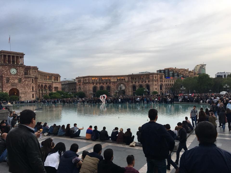 Protesto Gösterileri-Erivan