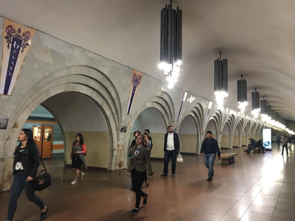 Erivan- Metro İstasyonlarından Biri