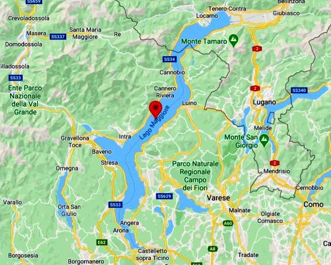 Maggiore Gölü Haritası