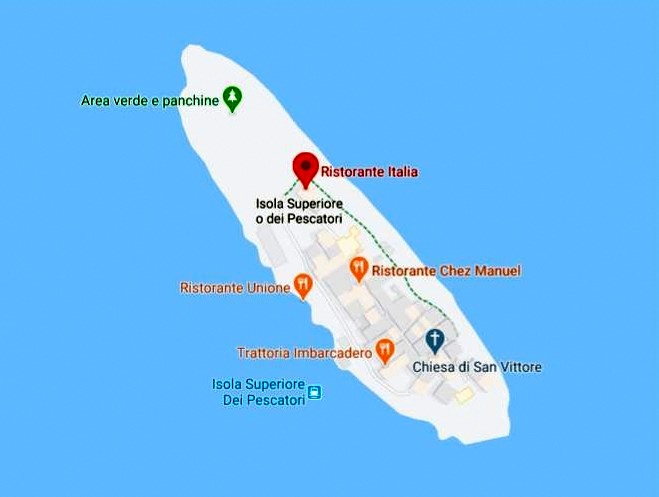 Isola Superiore Haritası