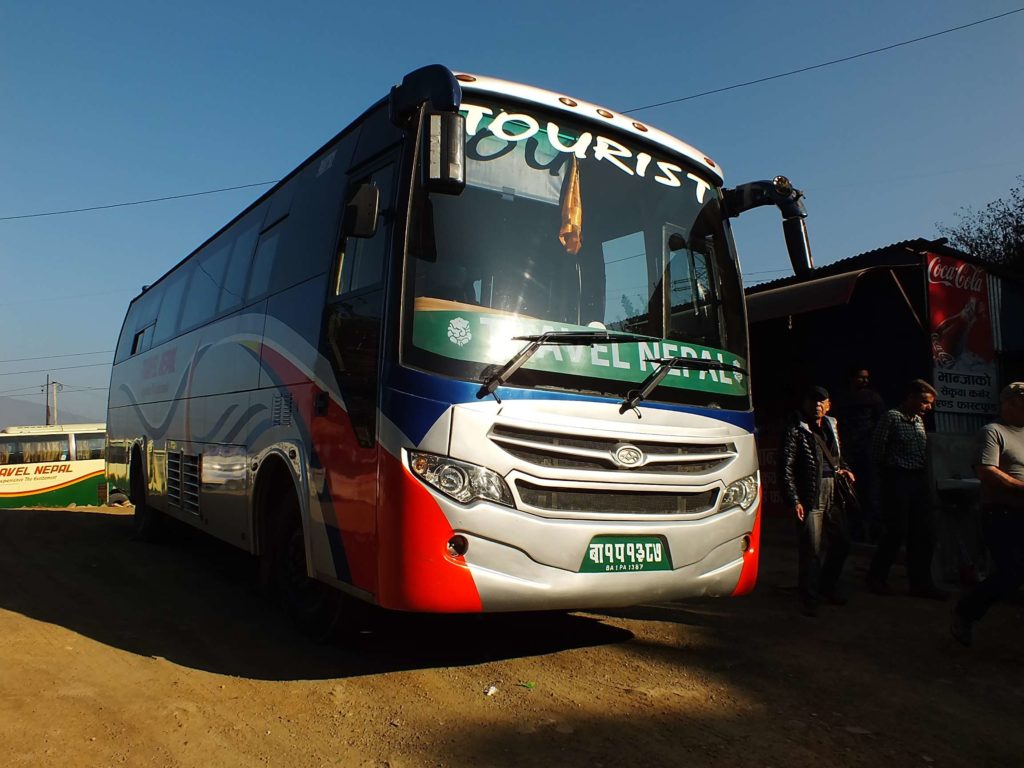Travelnepal Otobüs Şirketi Katmandu Pokhara Otobüsü