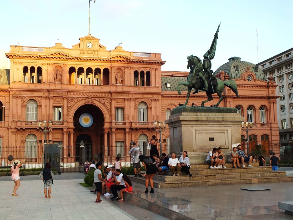 Buenos Aires Gezisi Başkanlık Sarayı (Casa Rosada)