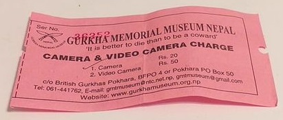 Gurkha Müzesi Giriş Bileti