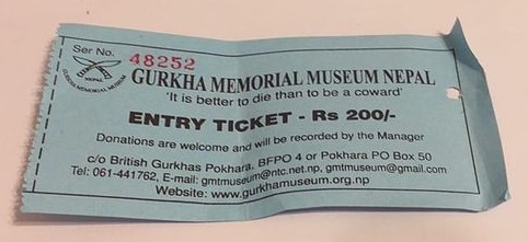 Gurkha Müzesi Giriş Bileti