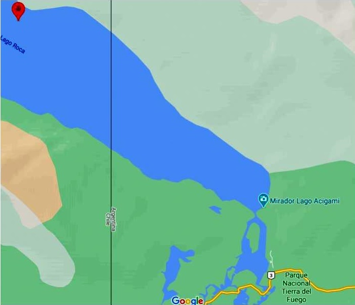 Acigami Gölü (Lago Acigami) Haritası