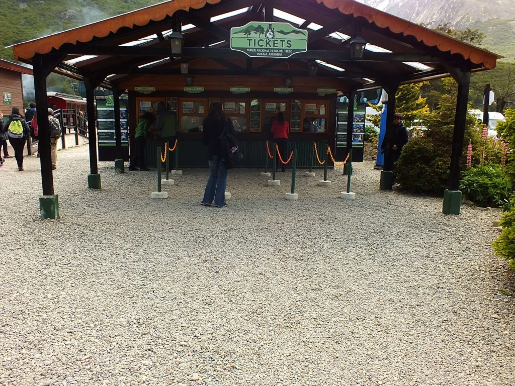 Tierra del Fuego Milli Parkı Bilet Gişesi