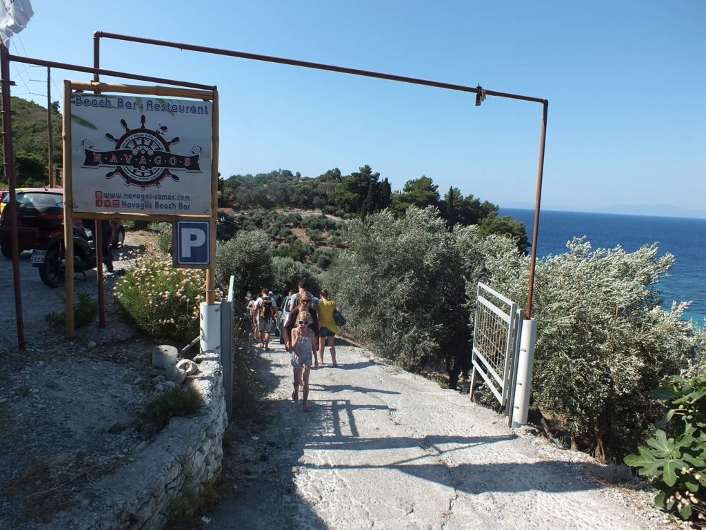 Samos Adası'nda Ne Yenir? Nerede Yenir? Navagos Beach Bar Paliouri