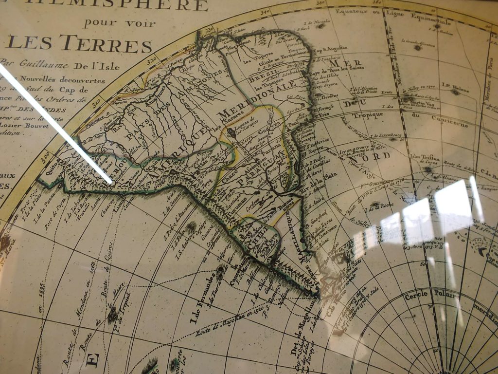 Ushuaia Deniz Müzesi (Museo Marítimo de Ushuaia) Fransız Denizci Lozier Bouvet'in Haritası