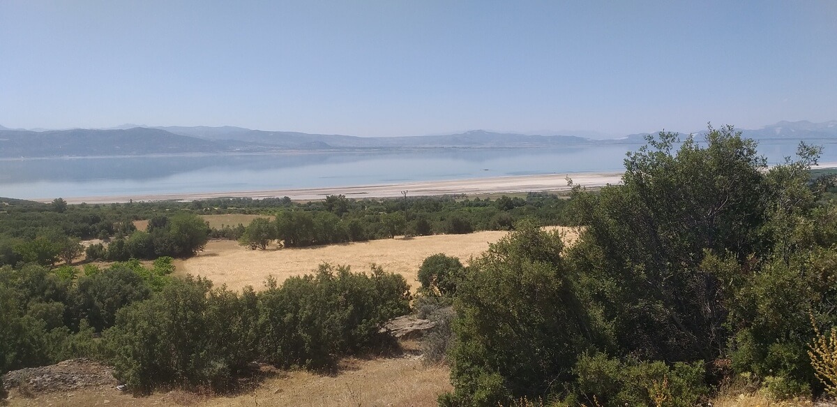 Hierapolis Antik Kenti Yolunda Burdur Gölü